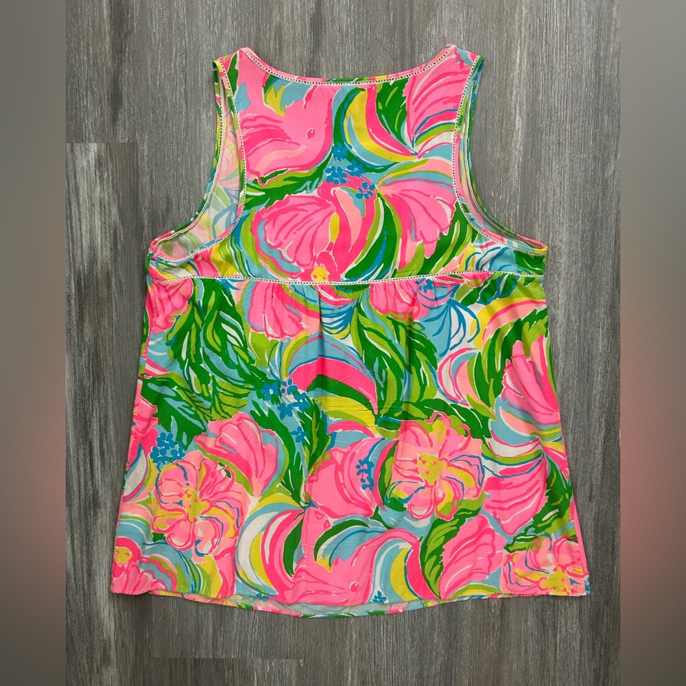 Lilly Pulitzer flutter tank top, So a peeling, Size Small - Picture 5 of 12